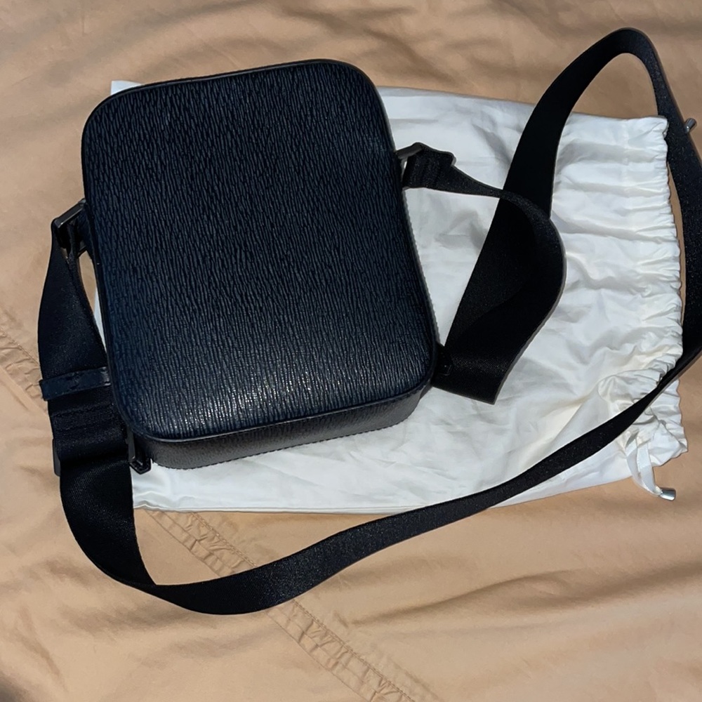 Salvatore Ferragamo mens small messenger bag